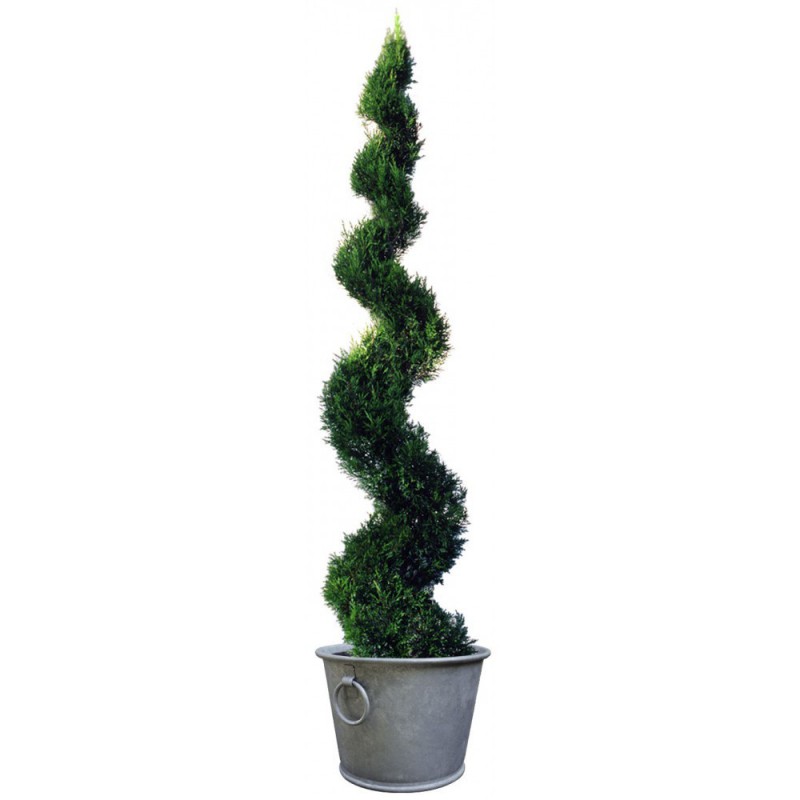 Jardinières En Zinc Martelé - Lot De 2 Avec Anses Jute - Style Vintage Pour Intérieur/extérieur