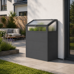 Rehausse en acier et polycarbonate de 8mm pour potager surélevé UrbanGrow M - KGT
