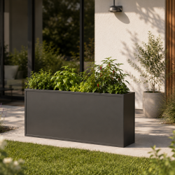 Potager surélevé en aluminium - gris anthracite - 130-S - KGT