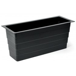 Insert plastique 25L pour bac a plantes partition 60x25x72cm Megacollections